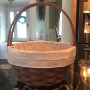 Longaberber basket and flax liner